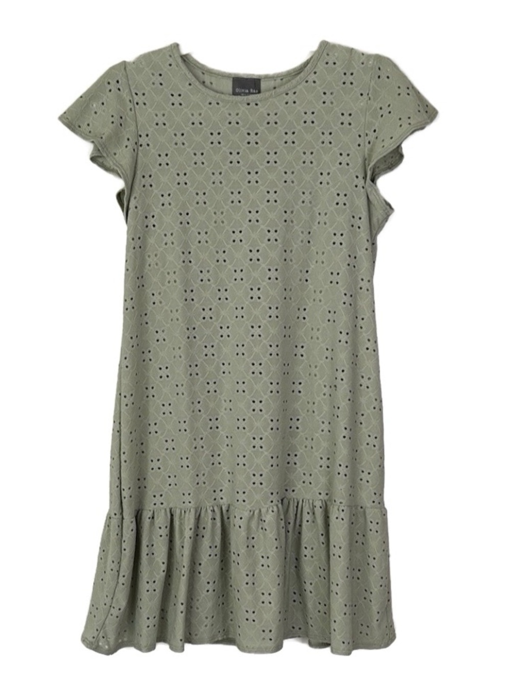 OLIVIA RAE Eyelet Shift Dress SZ M